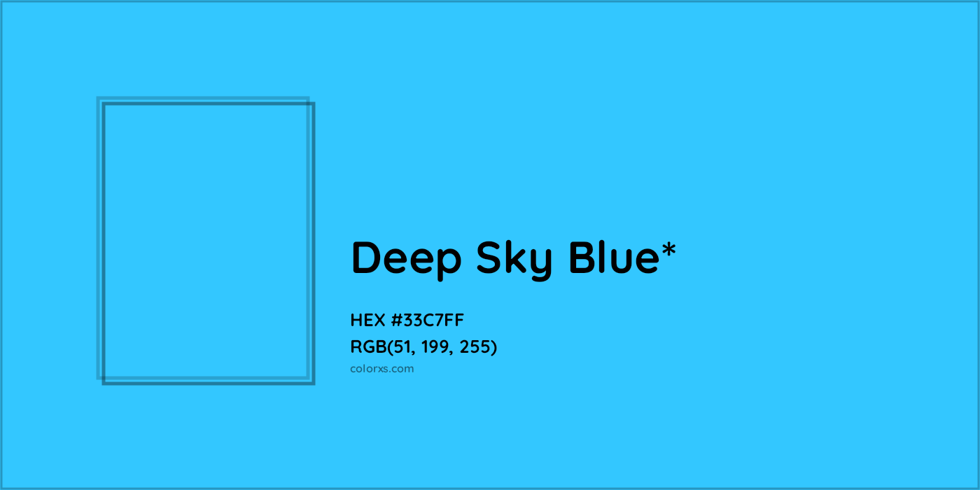 HEX #33C7FF Color Name, Color Code, Palettes, Similar Paints, Images