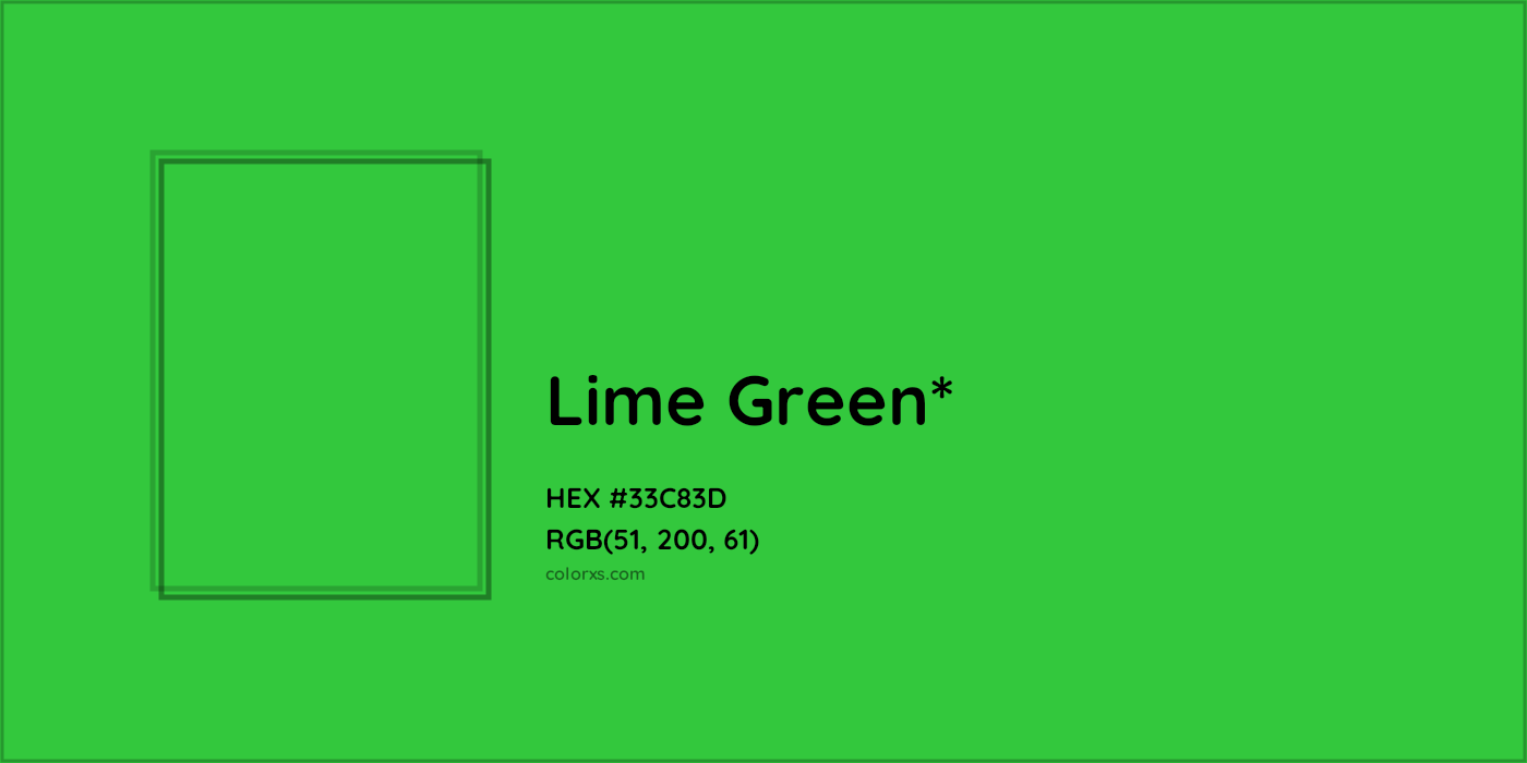 HEX #33C83D Color Name, Color Code, Palettes, Similar Paints, Images