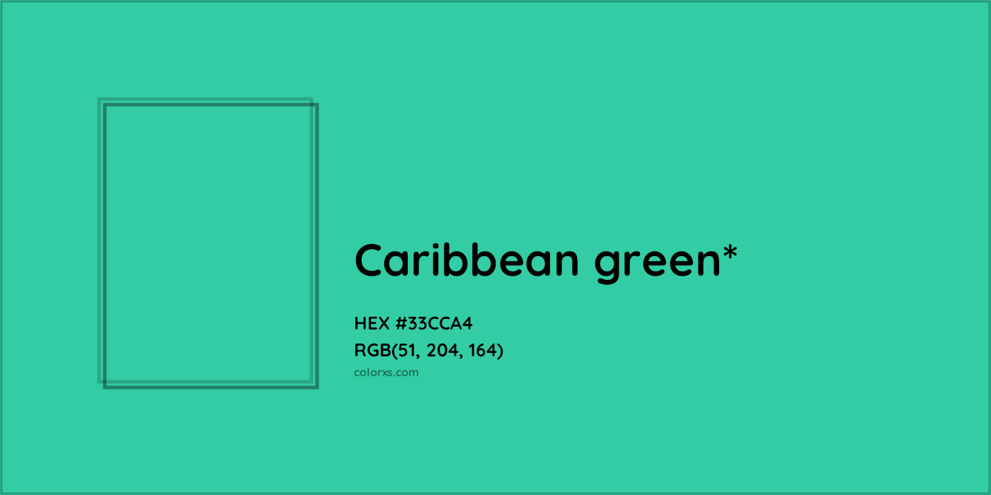 HEX #33CCA4 Color Name, Color Code, Palettes, Similar Paints, Images