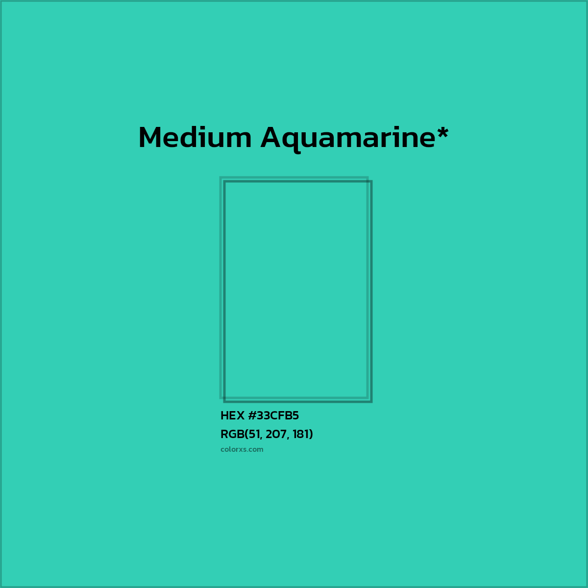 HEX #33CFB5 Color Name, Color Code, Palettes, Similar Paints, Images