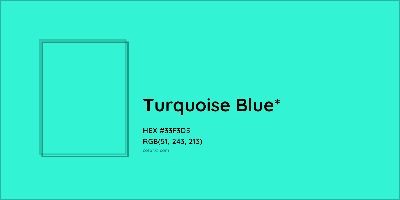 HEX #33F3D5 Color Name, Color Code, Palettes, Similar Paints, Images