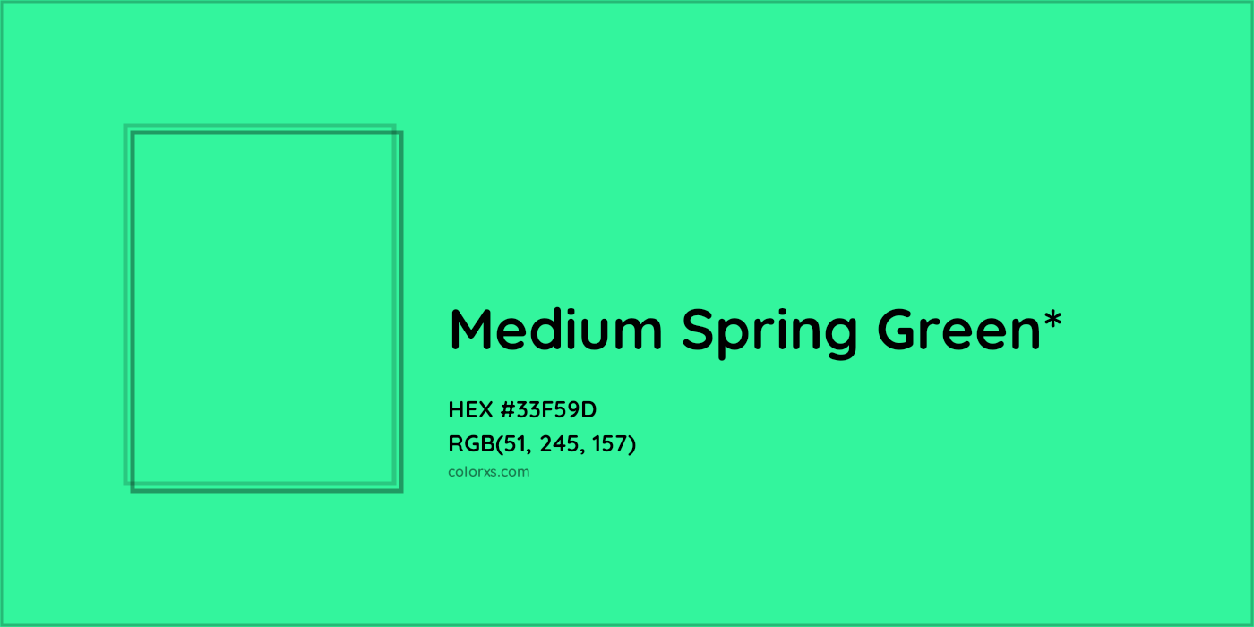 HEX #33F59D Color Name, Color Code, Palettes, Similar Paints, Images