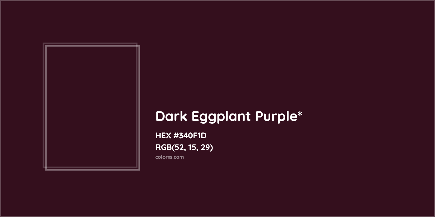HEX #340F1D Color Name, Color Code, Palettes, Similar Paints, Images