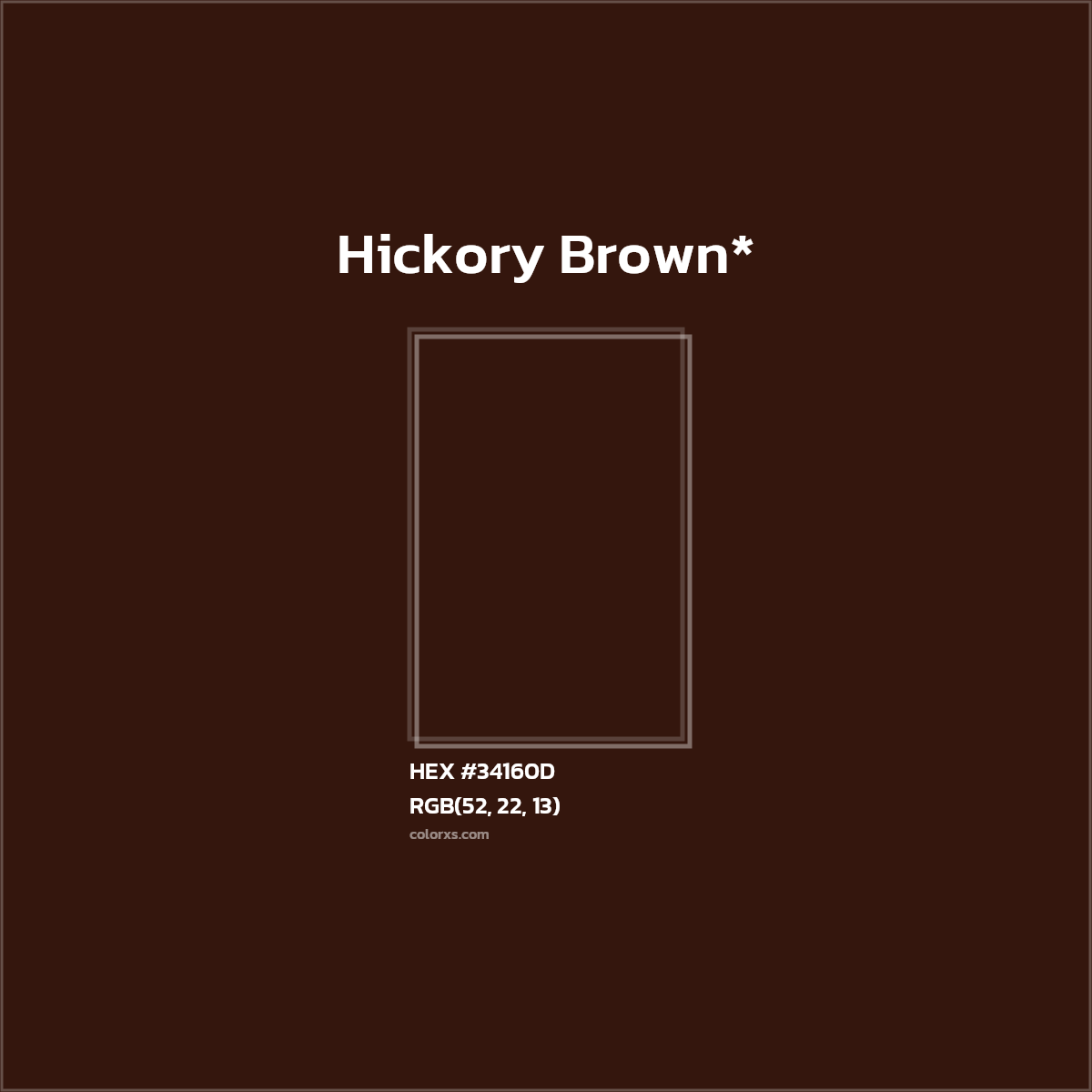 HEX #34160D Color Name, Color Code, Palettes, Similar Paints, Images