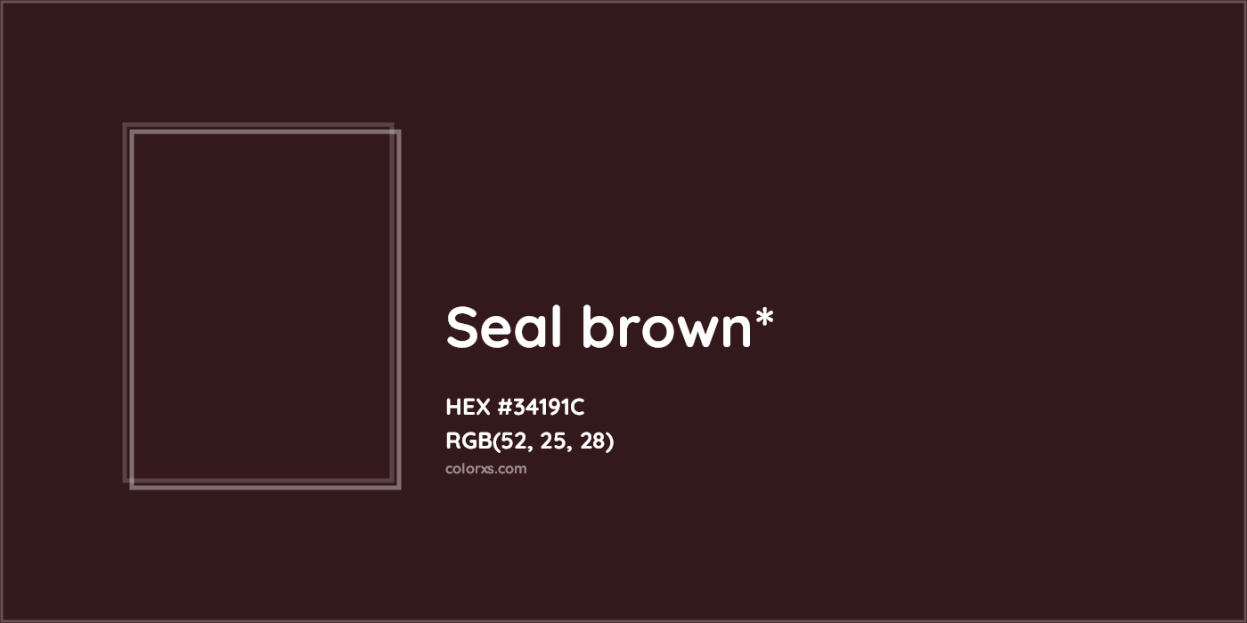 HEX #34191C Color Name, Color Code, Palettes, Similar Paints, Images