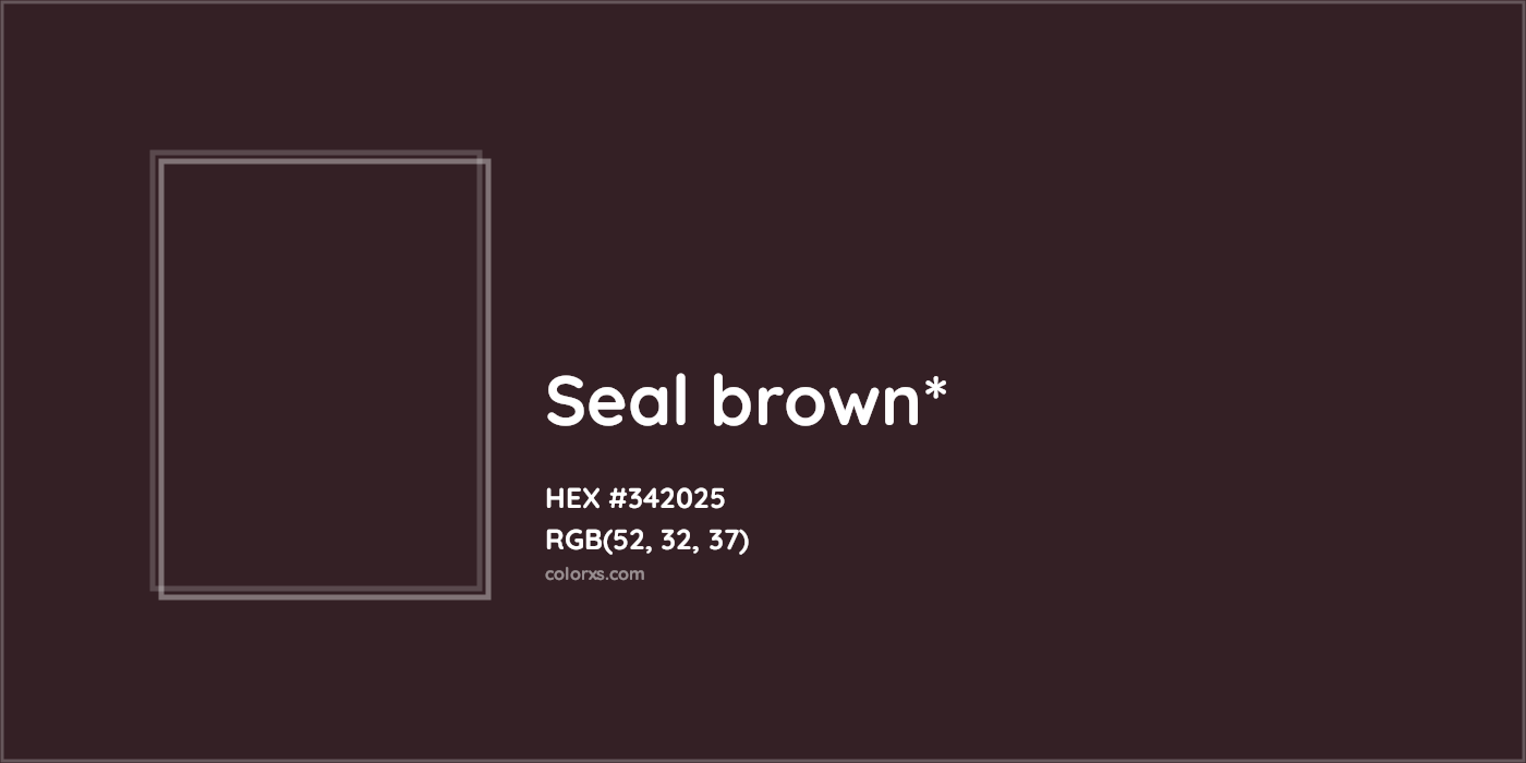 HEX #342025 Color Name, Color Code, Palettes, Similar Paints, Images