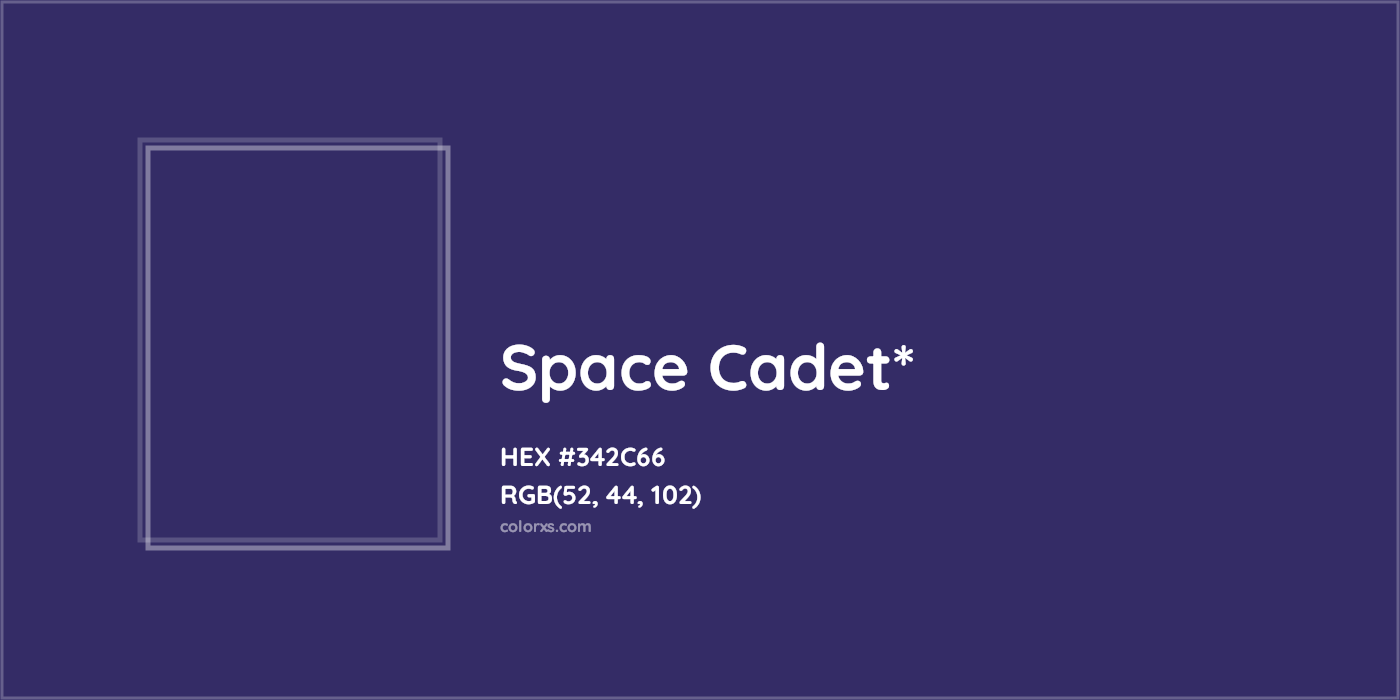 HEX #342C66 Color Name, Color Code, Palettes, Similar Paints, Images