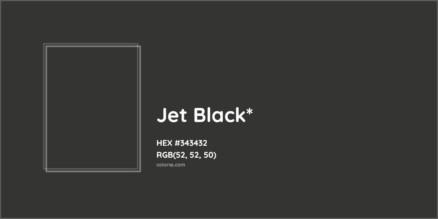 HEX #343432 Color Name, Color Code, Palettes, Similar Paints, Images