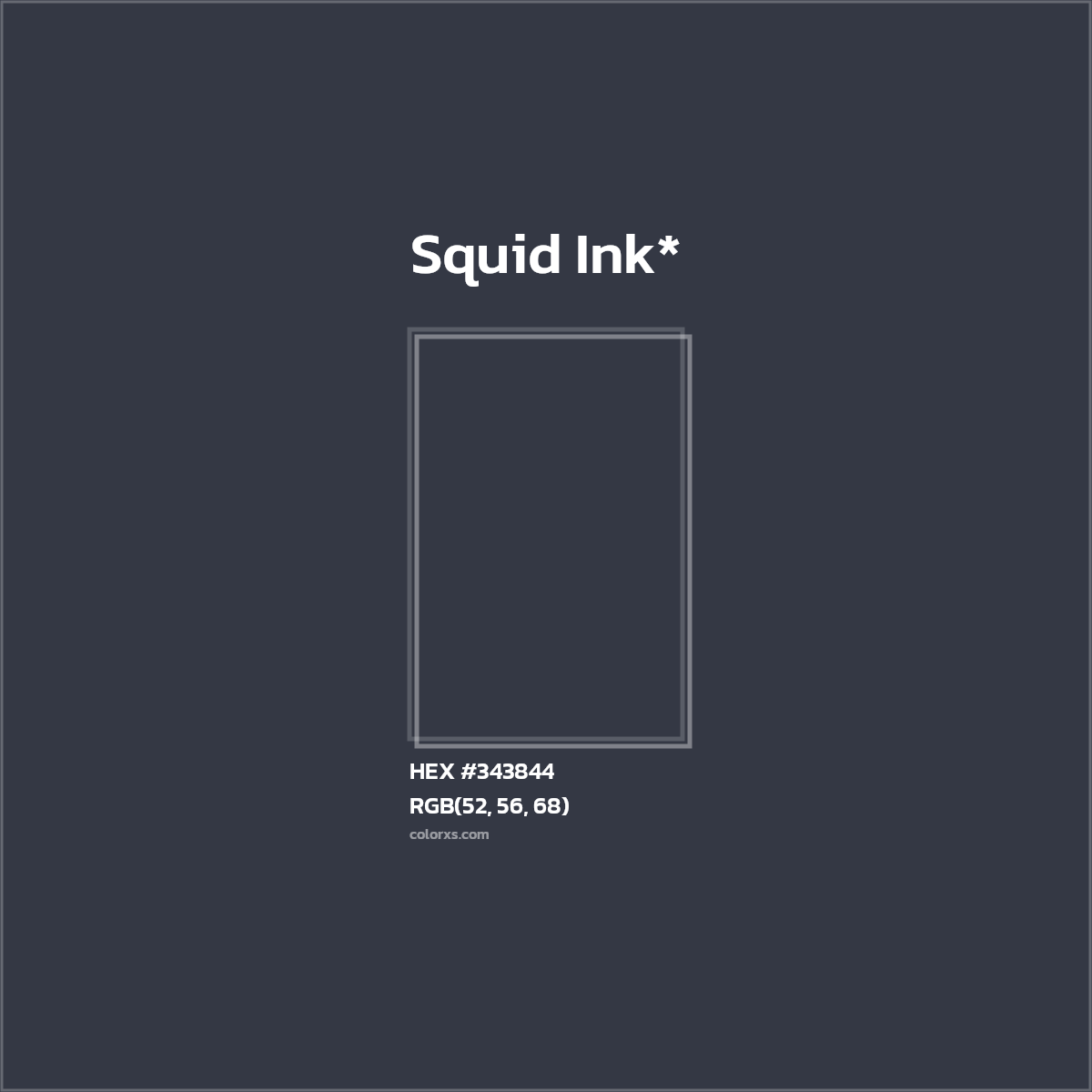 HEX #343844 Color Name, Color Code, Palettes, Similar Paints, Images