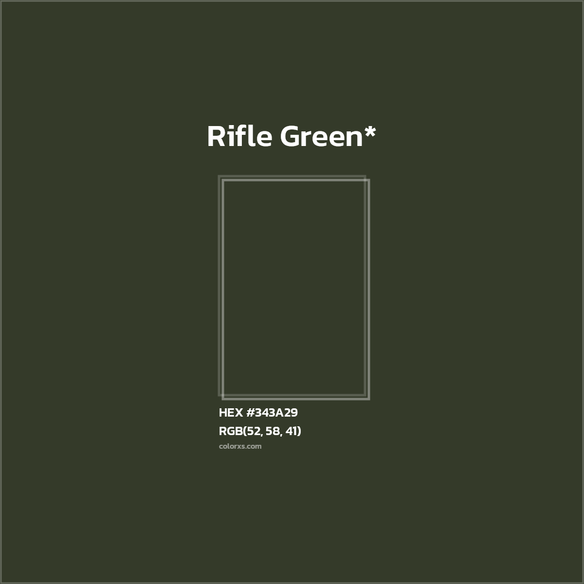 HEX #343A29 Color Name, Color Code, Palettes, Similar Paints, Images