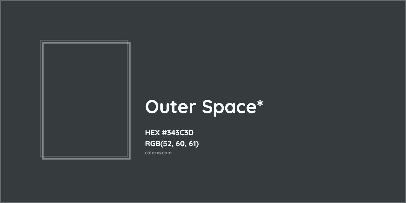 HEX #343C3D Color Name, Color Code, Palettes, Similar Paints, Images