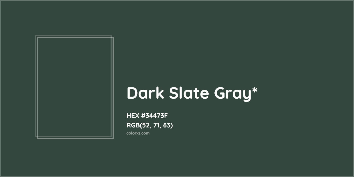 HEX #34473F Color Name, Color Code, Palettes, Similar Paints, Images