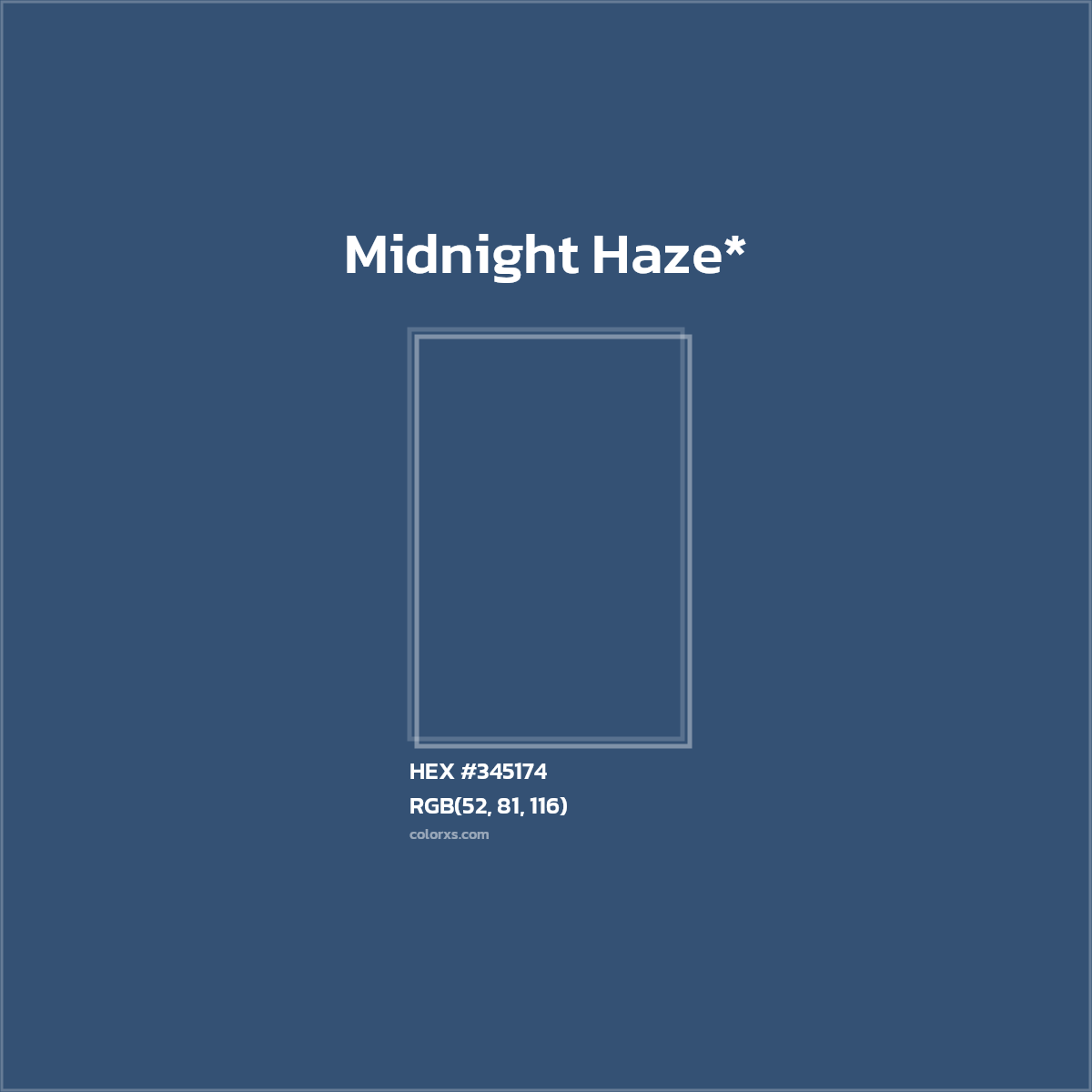 HEX #345174 Color Name, Color Code, Palettes, Similar Paints, Images