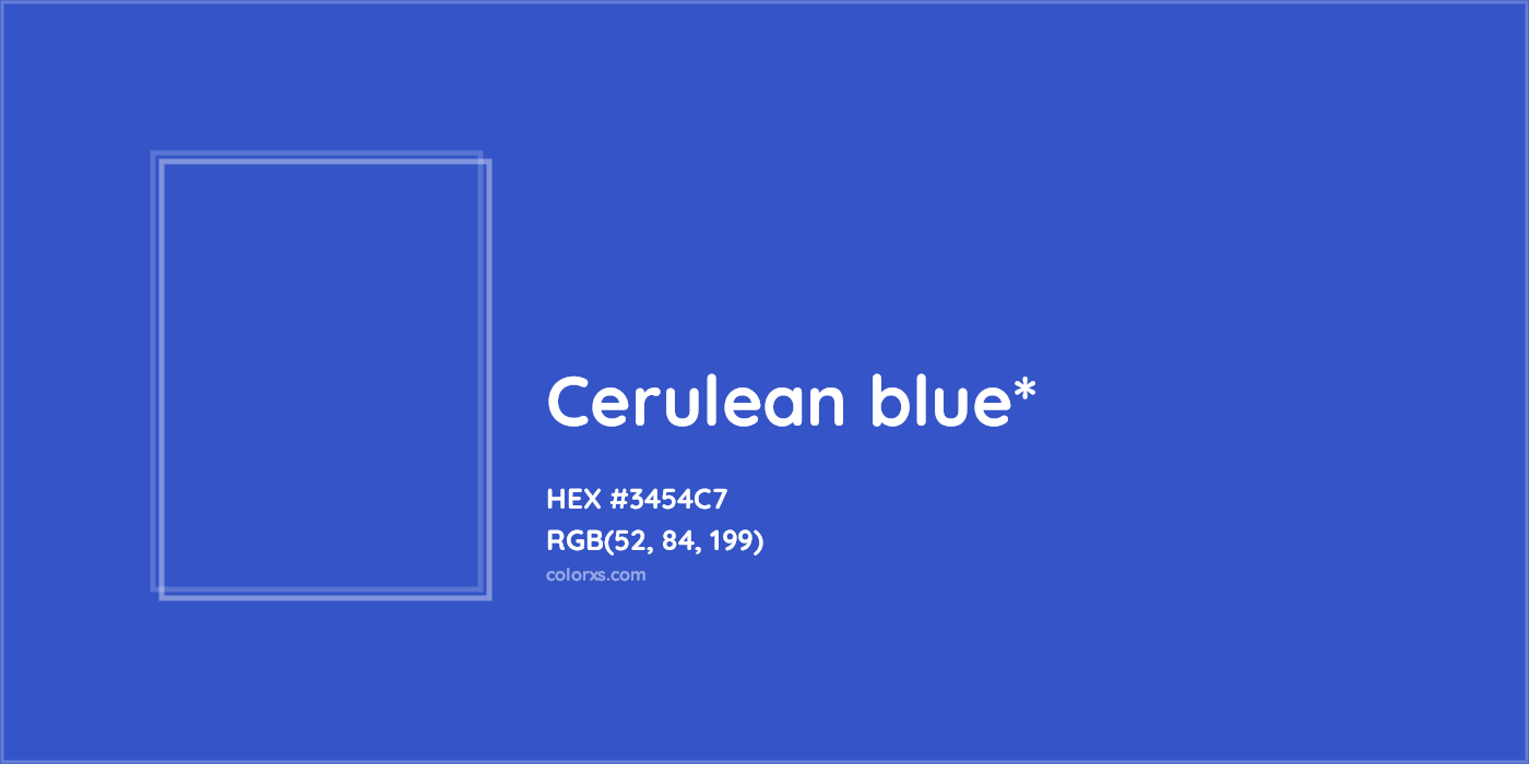 HEX #3454C7 Color Name, Color Code, Palettes, Similar Paints, Images