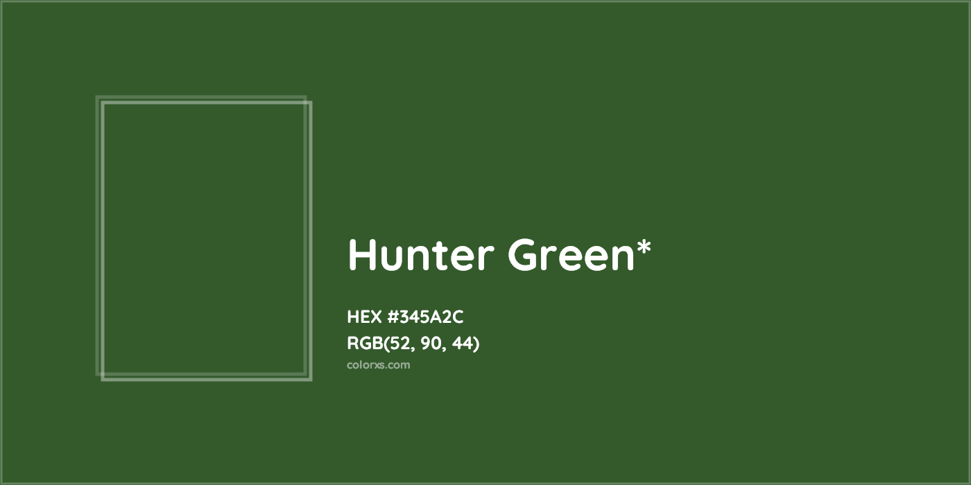 HEX #345A2C Color Name, Color Code, Palettes, Similar Paints, Images