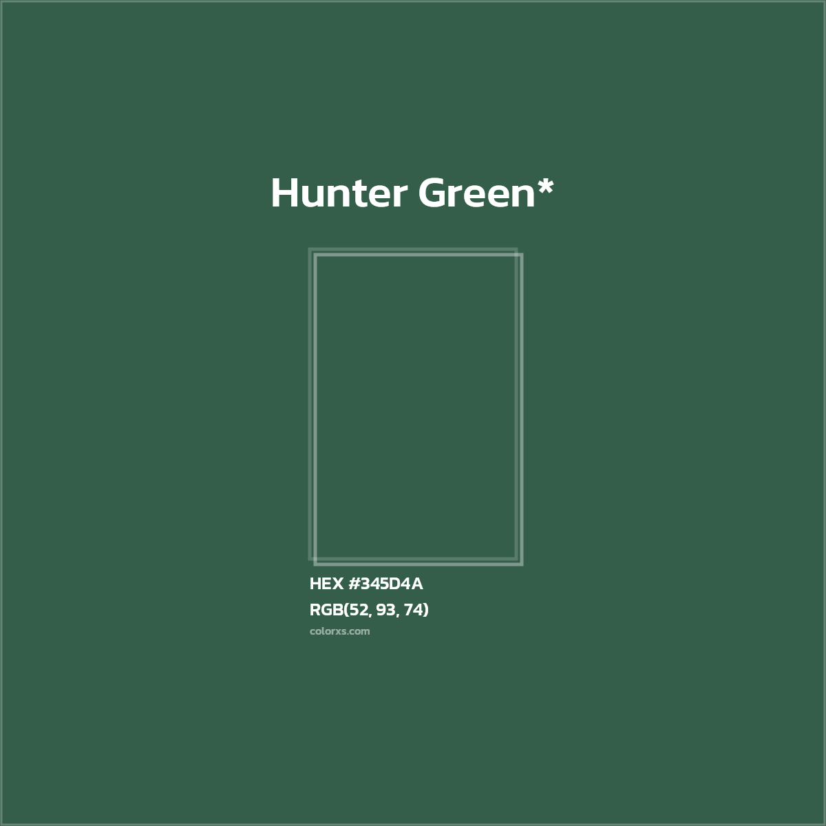 HEX #345D4A Color Name, Color Code, Palettes, Similar Paints, Images