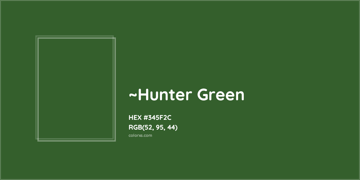 HEX #345F2C Color Name, Color Code, Palettes, Similar Paints, Images