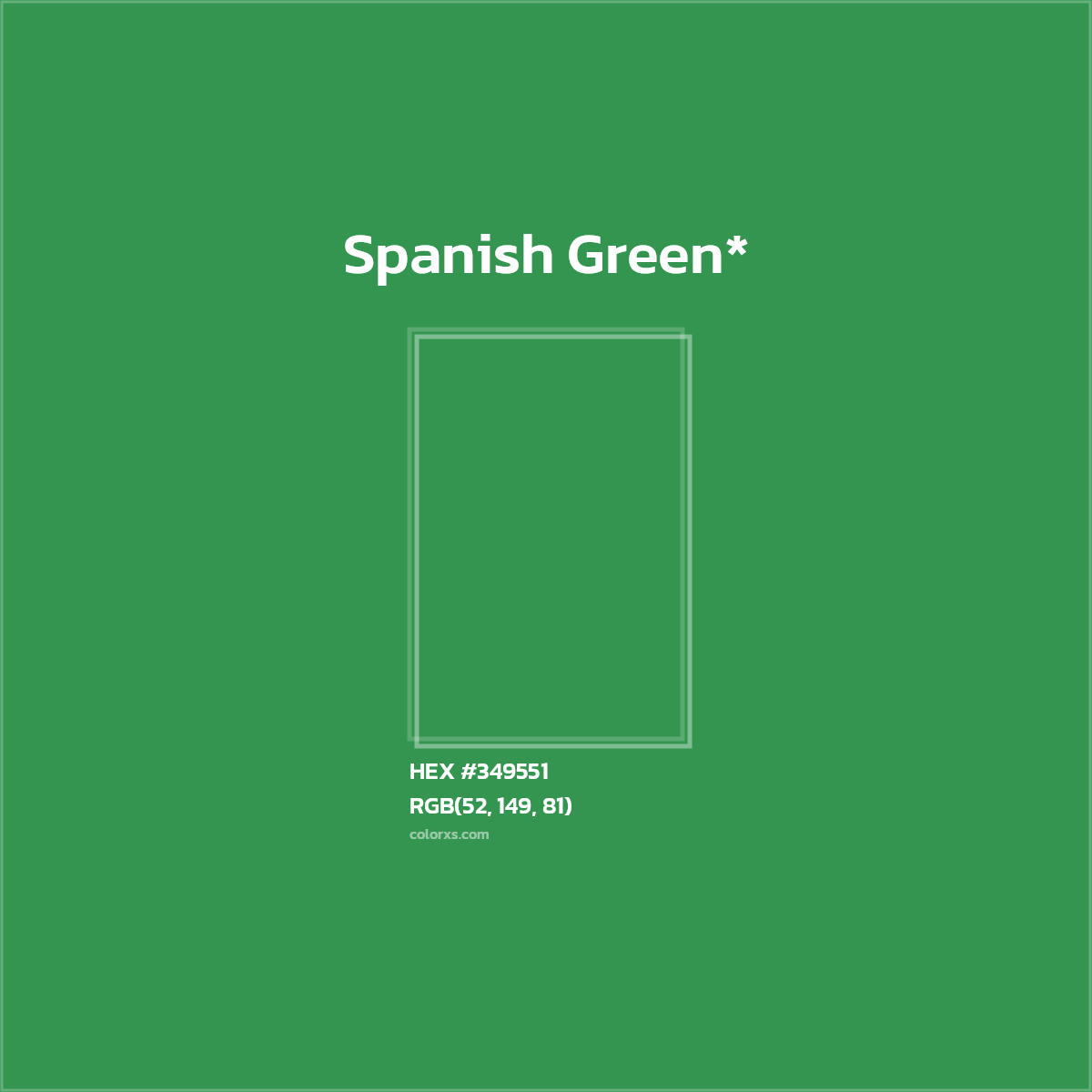 HEX #349551 Color Name, Color Code, Palettes, Similar Paints, Images