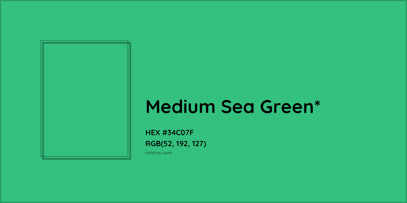 HEX #34C07F Color Name, Color Code, Palettes, Similar Paints, Images