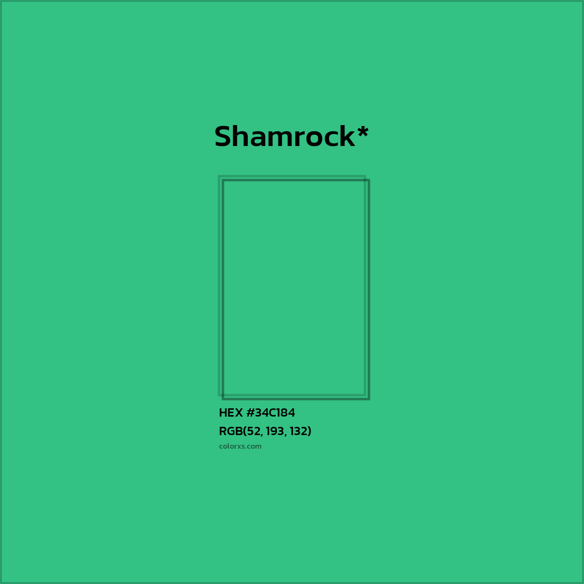 HEX #34C184 Color Name, Color Code, Palettes, Similar Paints, Images