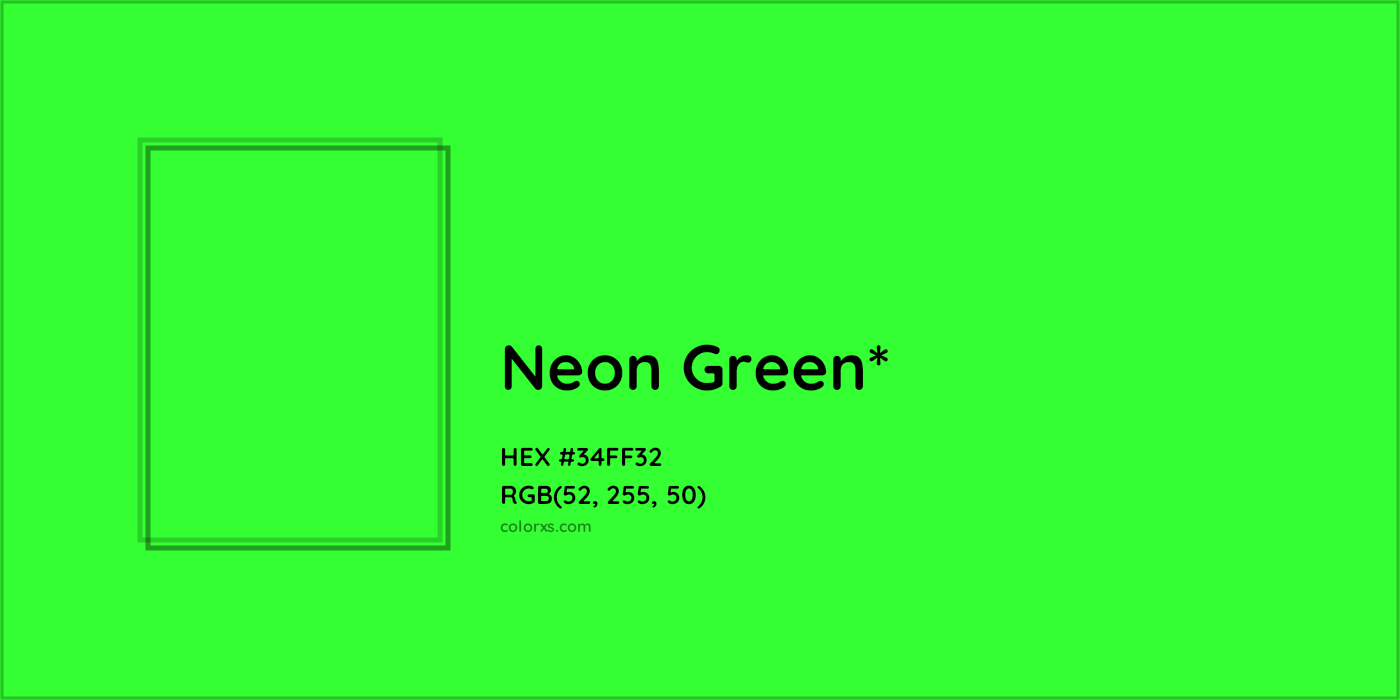 HEX #34FF32 Color Name, Color Code, Palettes, Similar Paints, Images