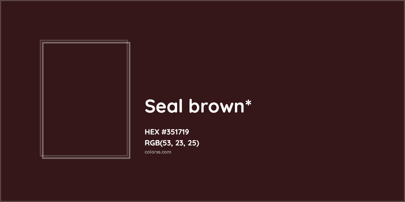 HEX #351719 Color Name, Color Code, Palettes, Similar Paints, Images