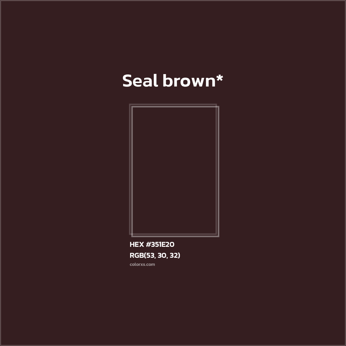 HEX #351E20 Color Name, Color Code, Palettes, Similar Paints, Images