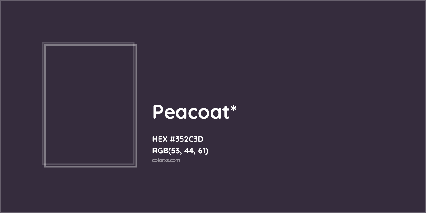 HEX #352C3D Color Name, Color Code, Palettes, Similar Paints, Images