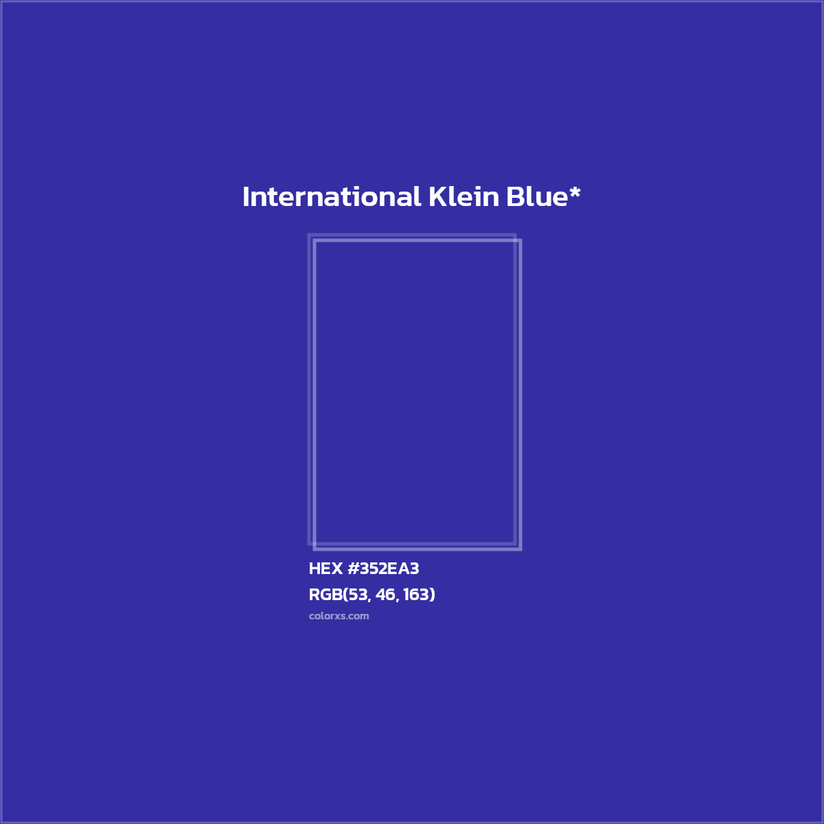 HEX #352EA3 Color Name, Color Code, Palettes, Similar Paints, Images