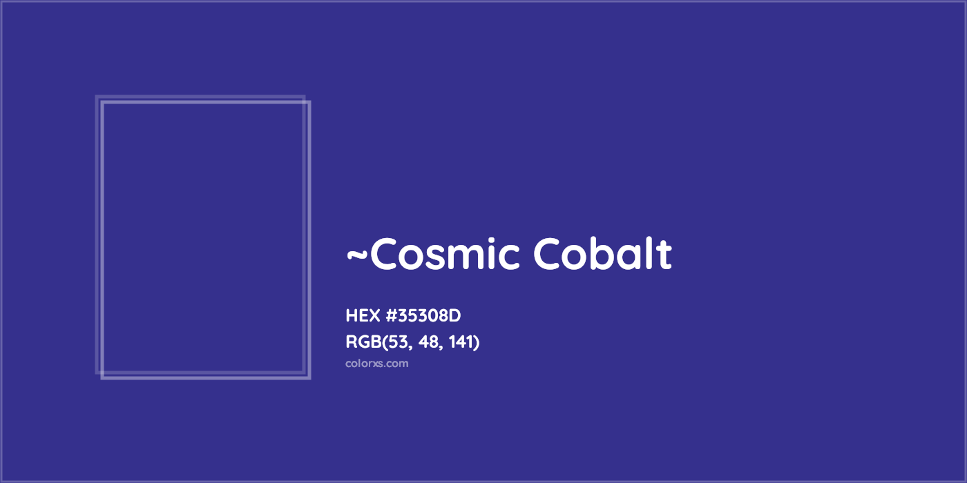 HEX #35308D Color Name, Color Code, Palettes, Similar Paints, Images