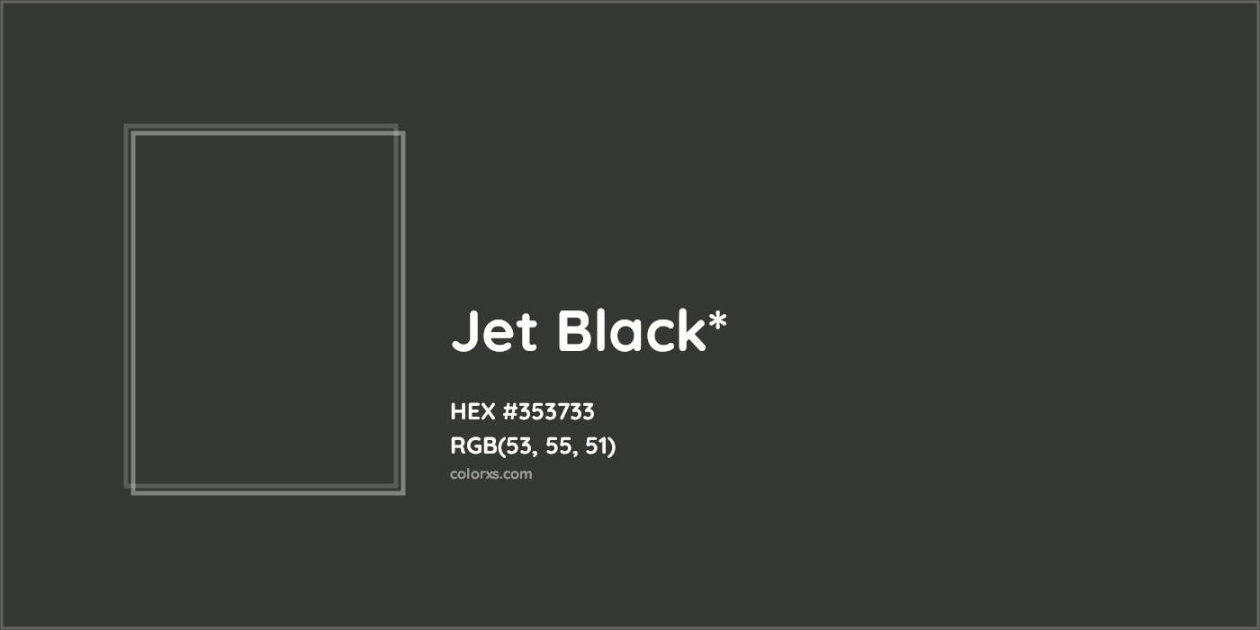 HEX #353733 Color Name, Color Code, Palettes, Similar Paints, Images