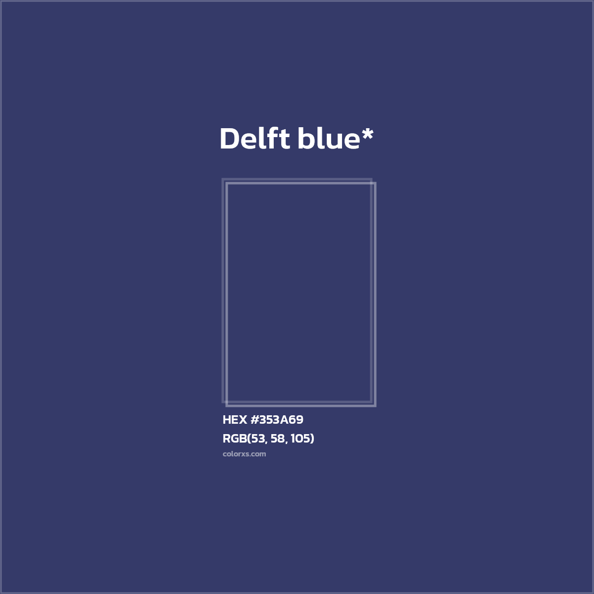 HEX #353A69 Color Name, Color Code, Palettes, Similar Paints, Images