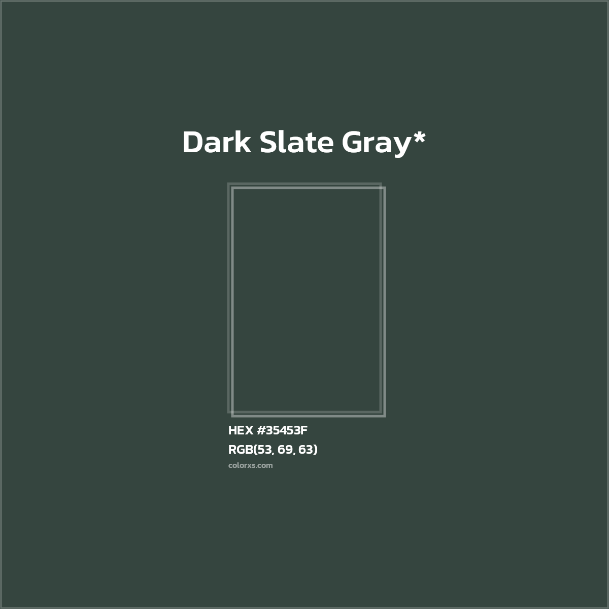 HEX #35453F Color Name, Color Code, Palettes, Similar Paints, Images
