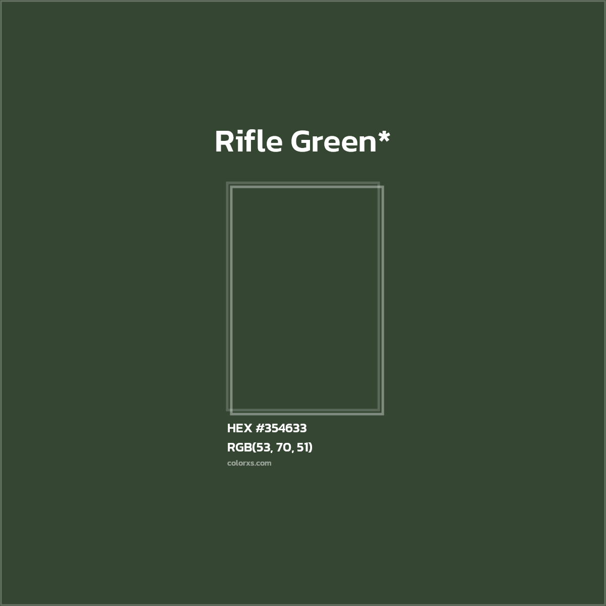 HEX #354633 Color Name, Color Code, Palettes, Similar Paints, Images