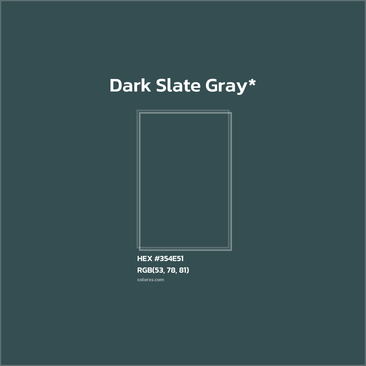 HEX #354E51 Color Name, Color Code, Palettes, Similar Paints, Images