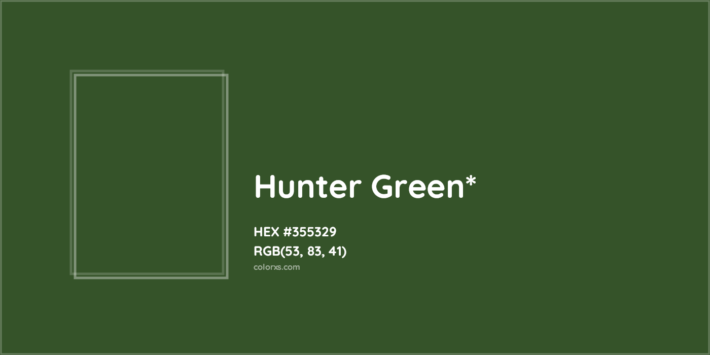 HEX #355329 Color Name, Color Code, Palettes, Similar Paints, Images