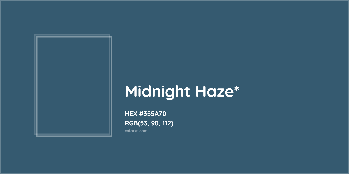 HEX #355A70 Color Name, Color Code, Palettes, Similar Paints, Images