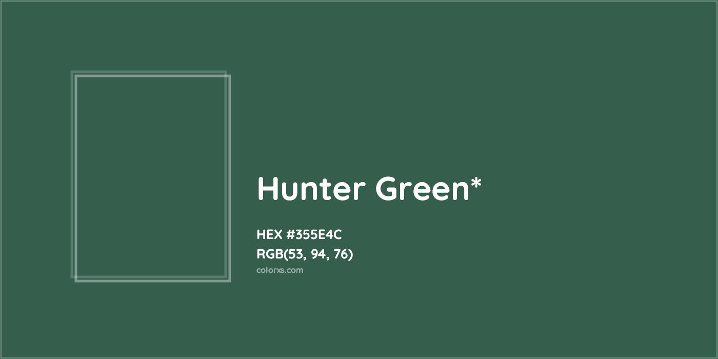 HEX #355E4C Color Name, Color Code, Palettes, Similar Paints, Images