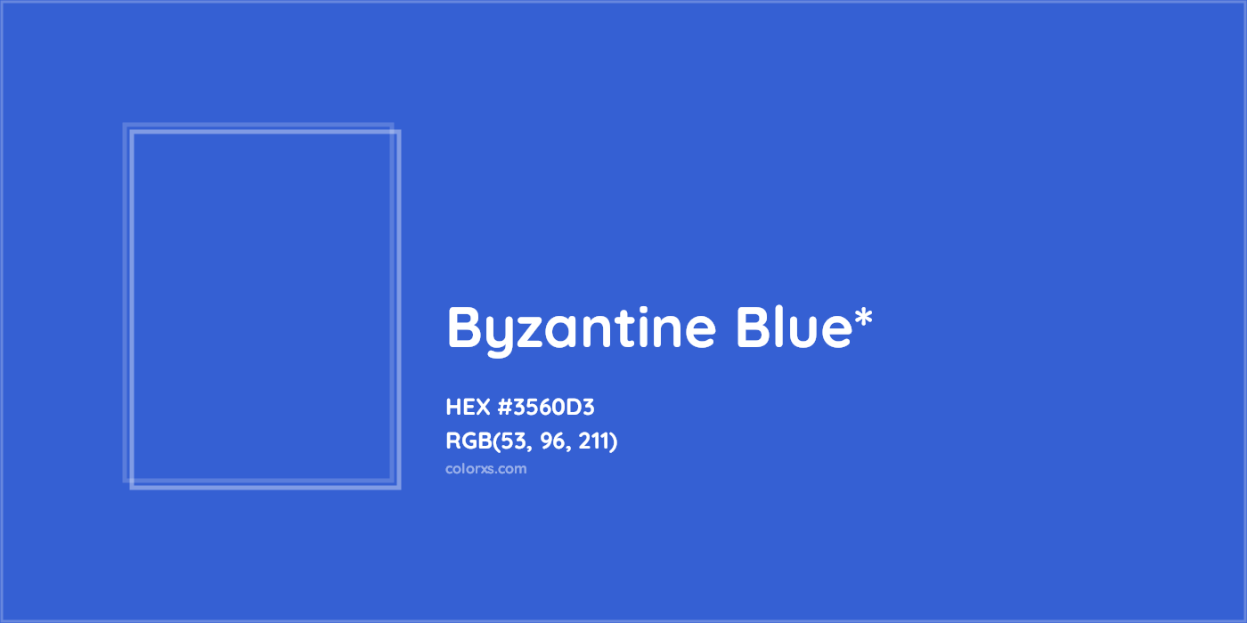 HEX #3560D3 Color Name, Color Code, Palettes, Similar Paints, Images