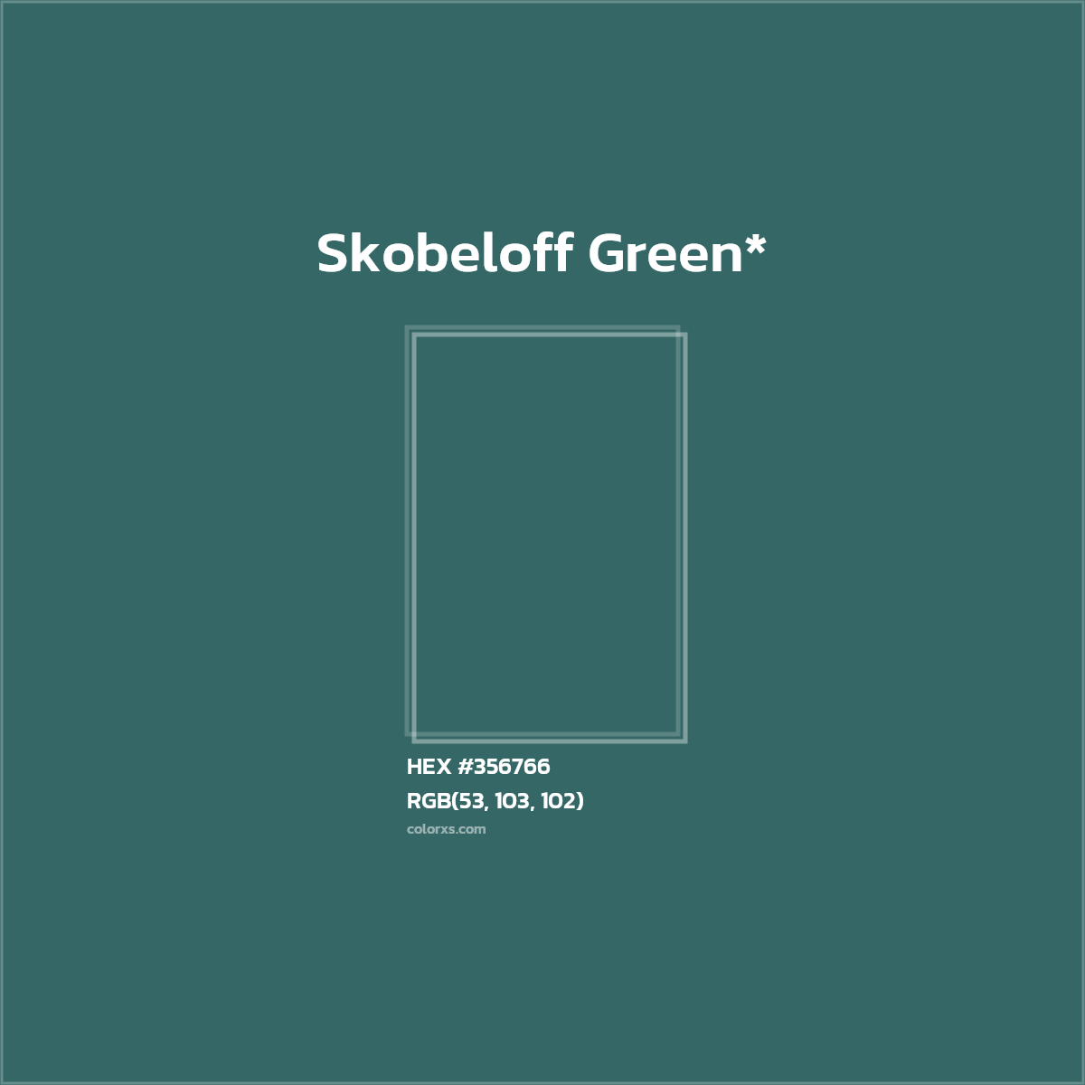 HEX #356766 Color Name, Color Code, Palettes, Similar Paints, Images