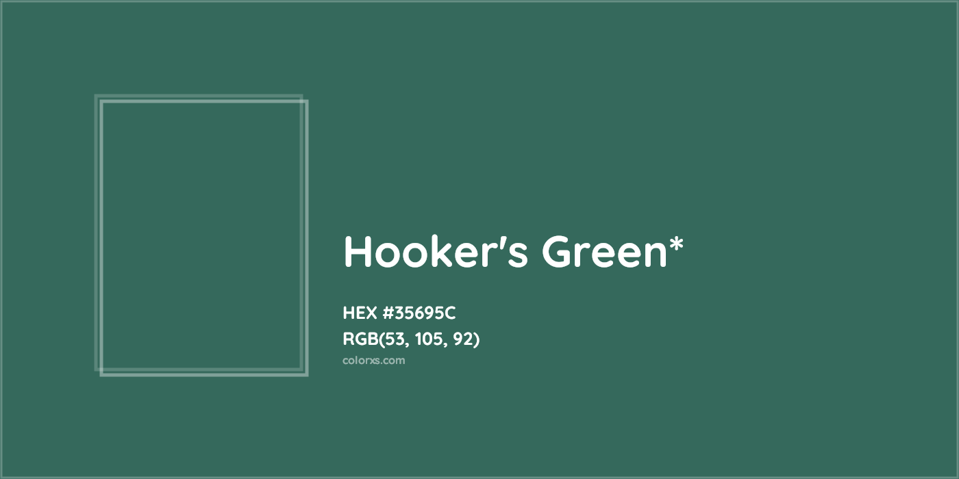 HEX #35695C Color Name, Color Code, Palettes, Similar Paints, Images