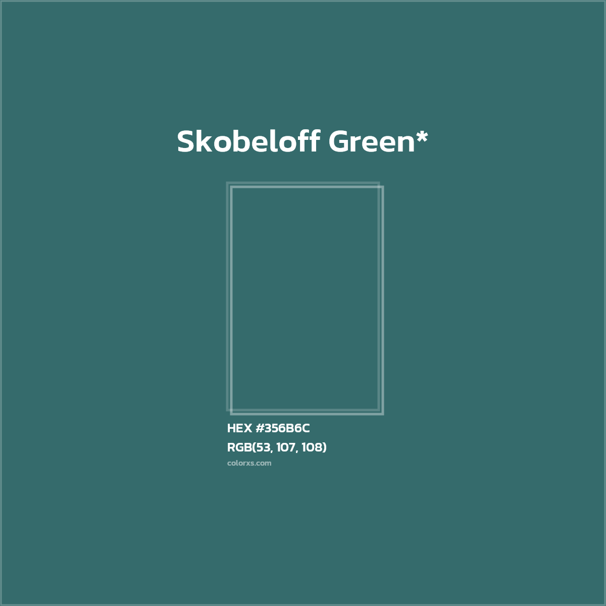 HEX #356B6C Color Name, Color Code, Palettes, Similar Paints, Images