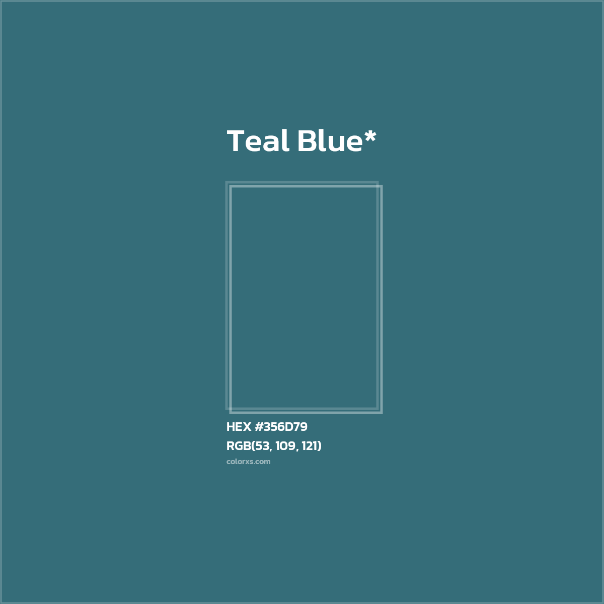 HEX #356D79 Color Name, Color Code, Palettes, Similar Paints, Images