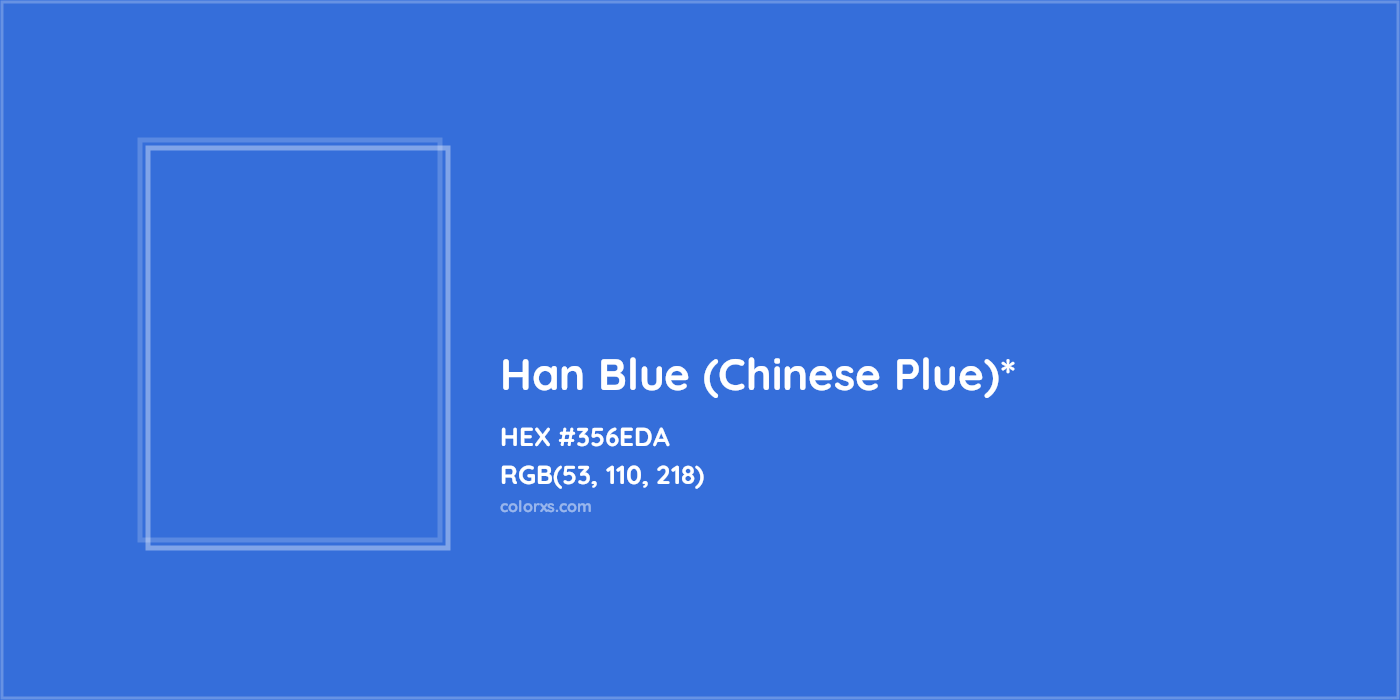 HEX #356EDA Color Name, Color Code, Palettes, Similar Paints, Images
