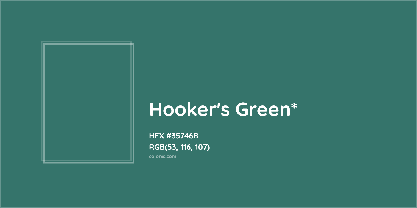 HEX #35746B Color Name, Color Code, Palettes, Similar Paints, Images