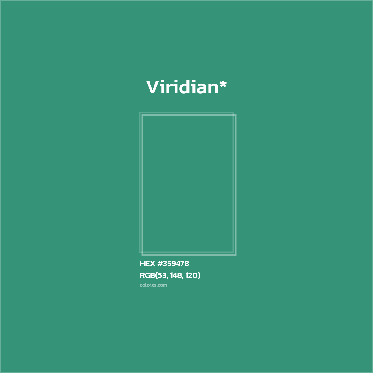 HEX #359478 Color Name, Color Code, Palettes, Similar Paints, Images