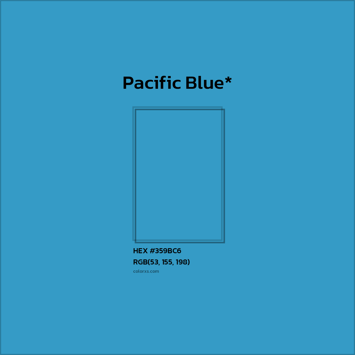 HEX #359BC6 Color Name, Color Code, Palettes, Similar Paints, Images