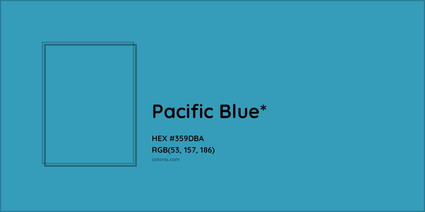 HEX #359DBA Color Name, Color Code, Palettes, Similar Paints, Images