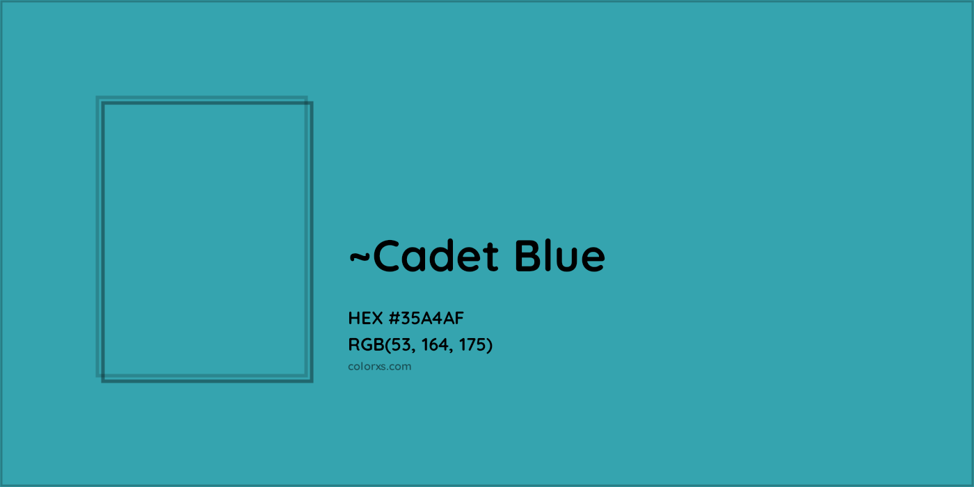HEX #35A4AF Color Name, Color Code, Palettes, Similar Paints, Images