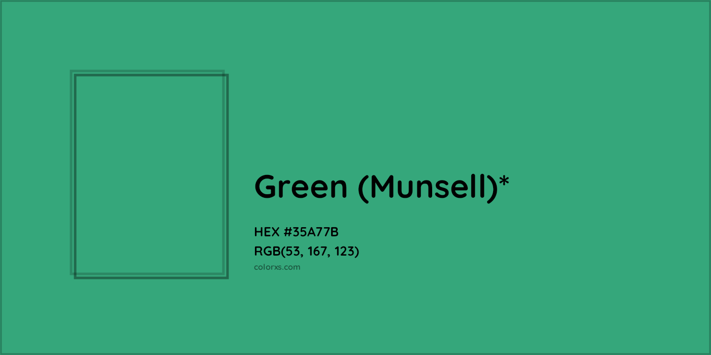 HEX #35A77B Color Name, Color Code, Palettes, Similar Paints, Images